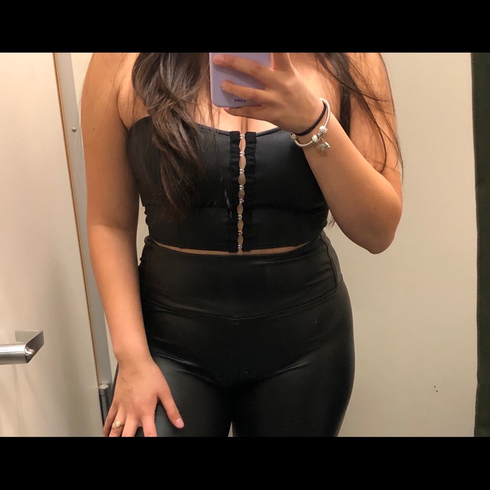 Leather Tube top